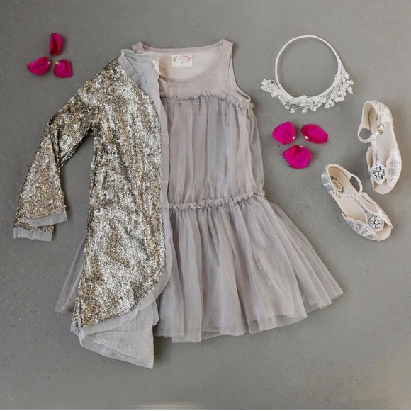 Joyfolie Grey dress size 5 - Picture 7 of 7